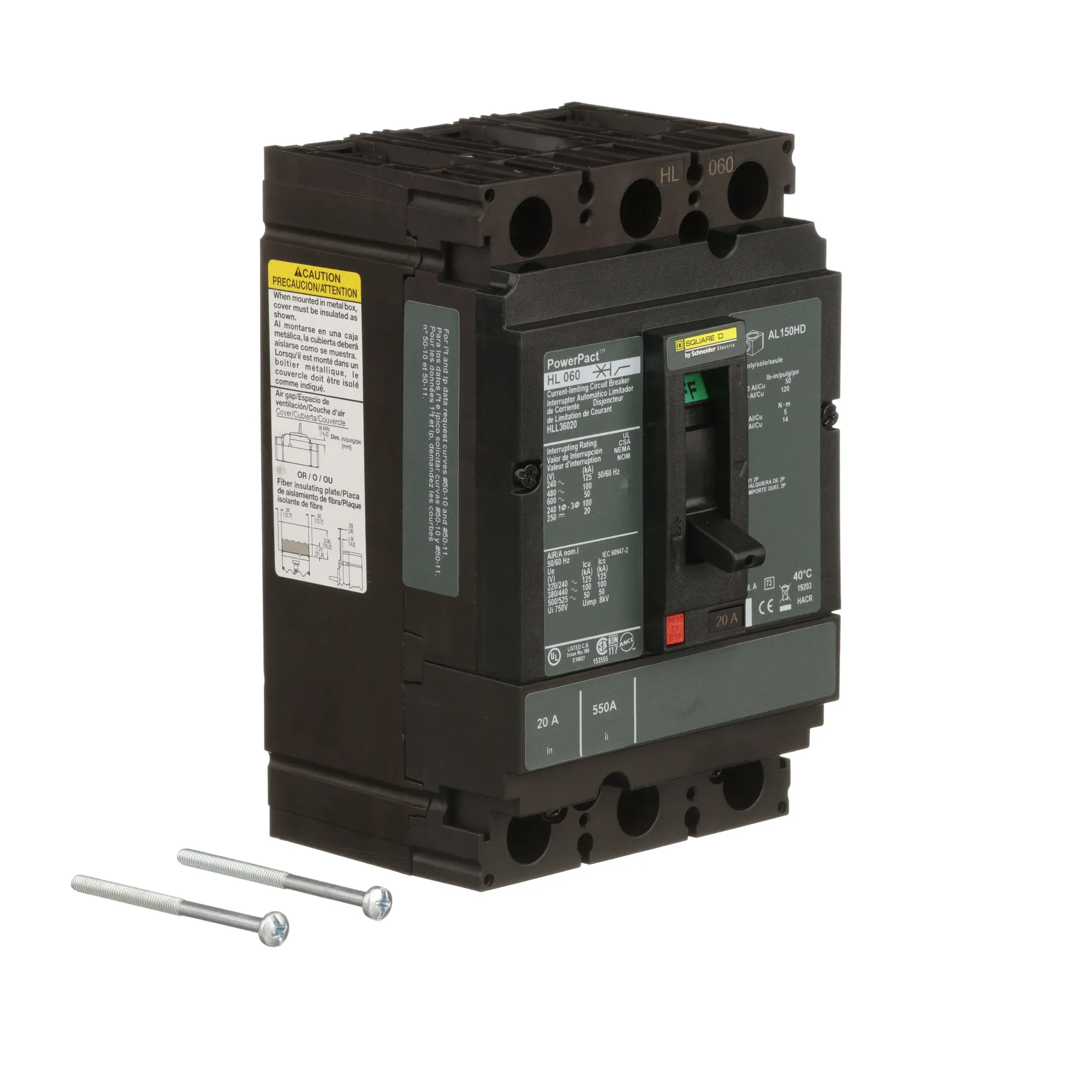 HLL36020 - Square D - Molded Case Circuit Breaker - Image 2