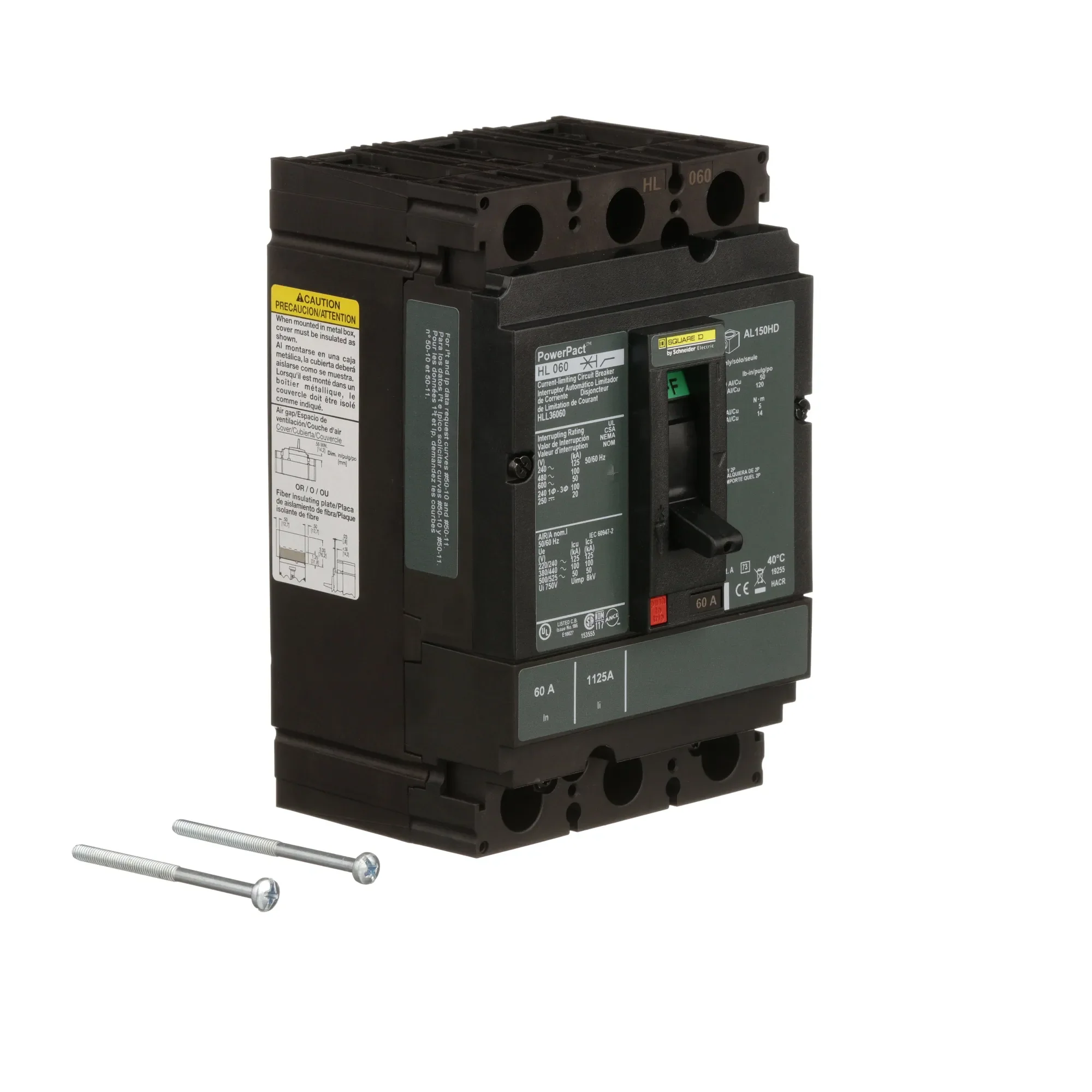 HLL36060 - Square D - Molded Case Circuit Breaker - Image 2