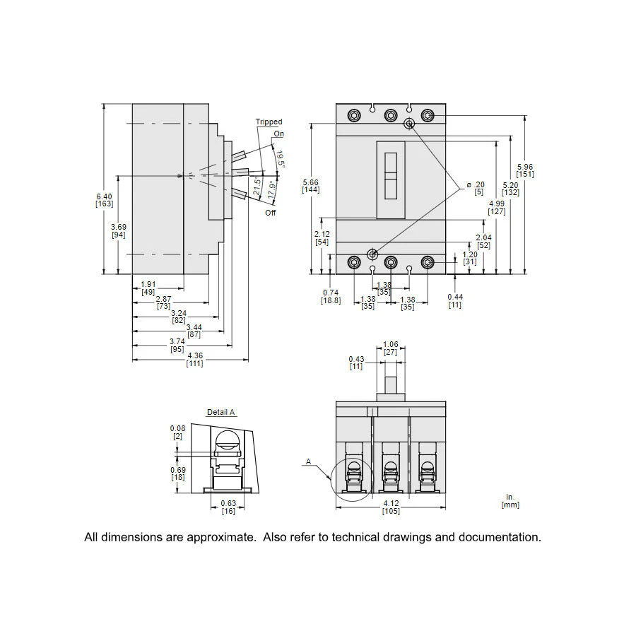 HLL36070 - Square D - Molded Case Circuit Breaker - Image 5