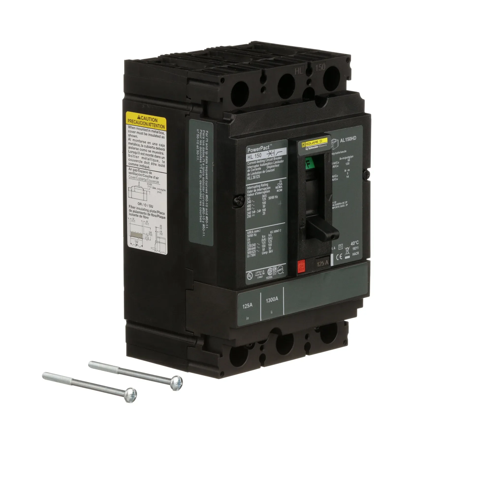 HLL36125 - Square D - Molded Case Circuit Breaker - Image 2