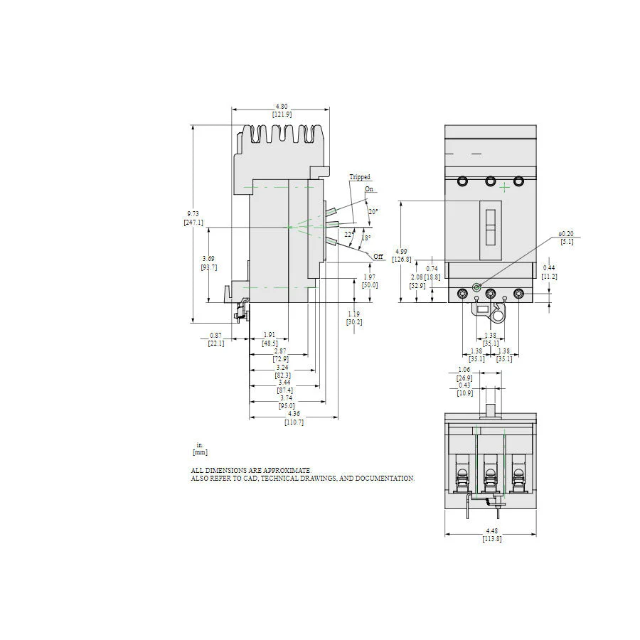 HRA36060U31X - Square D - Molded Case Circuit Breaker - Image 2