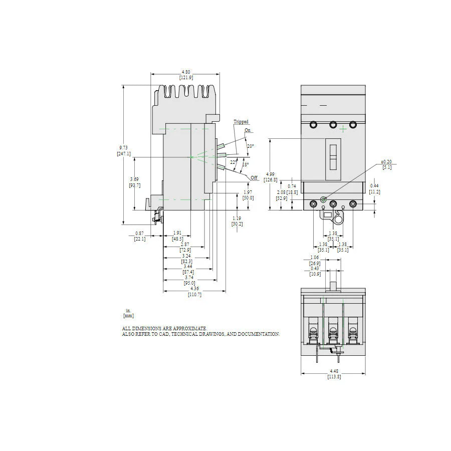 HRA36100U31X - Square D - Molded Case Circuit Breaker - Image 2