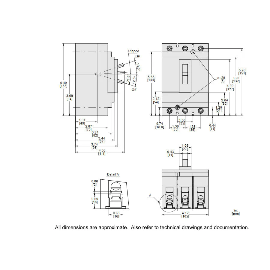 HRL36150U31X - Square D - Molded Case Circuit Breaker - Image 2