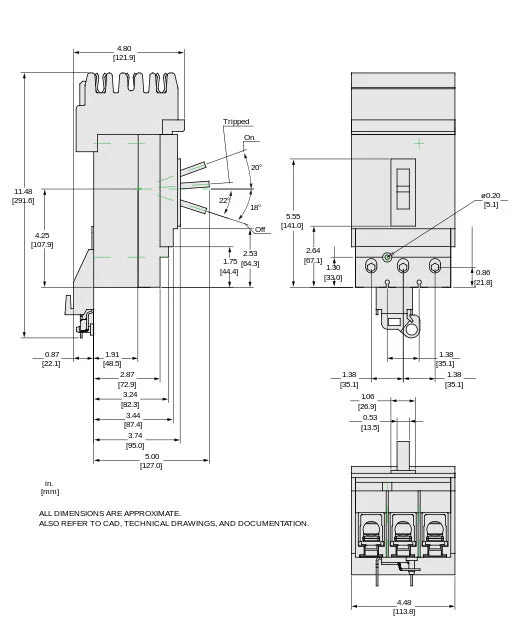 JDA36175 - Square D - Molded Case Circuit Breaker - Image 5