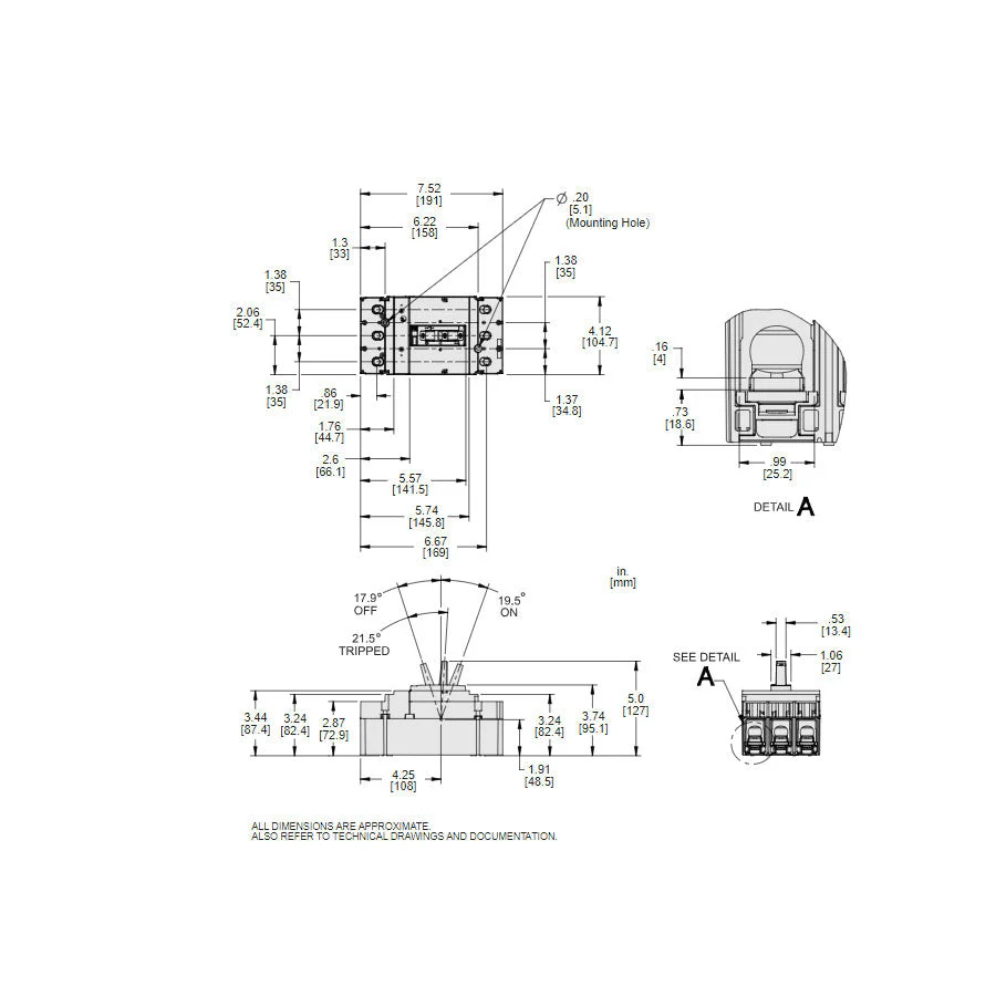 JDL36150 - Square D - Molded Case Circuit Breaker - Image 5