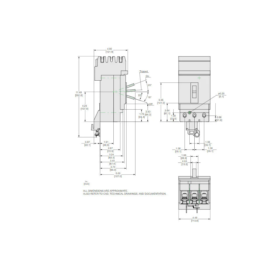 JGA262501 - Square D - Molded Case Circuit Breaker - Image 2