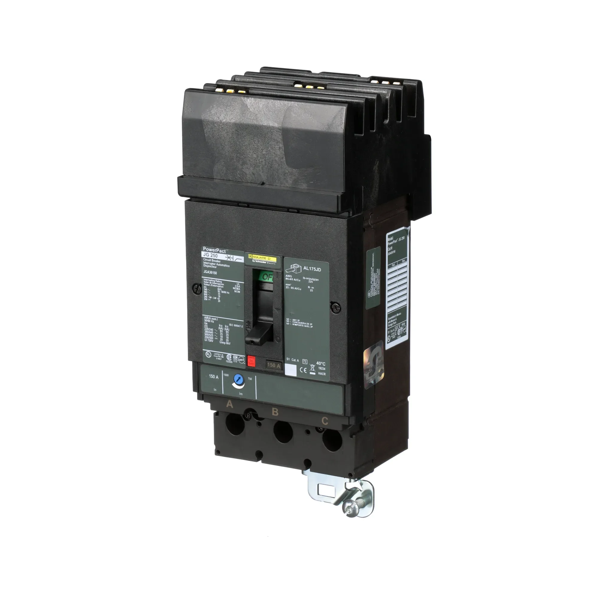 JGA36150 - Square D - Molded Case Circuit Breaker - Image 3