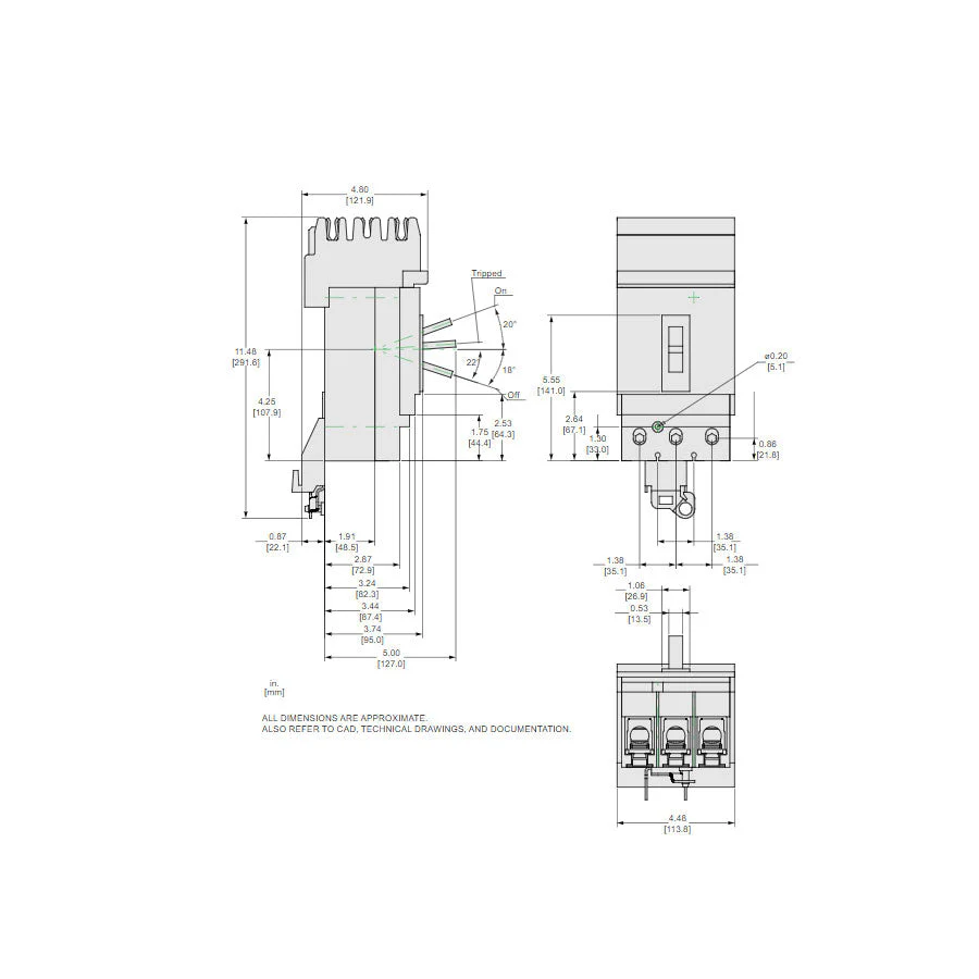 JGA36150 - Square D - Molded Case Circuit Breaker - Image 5