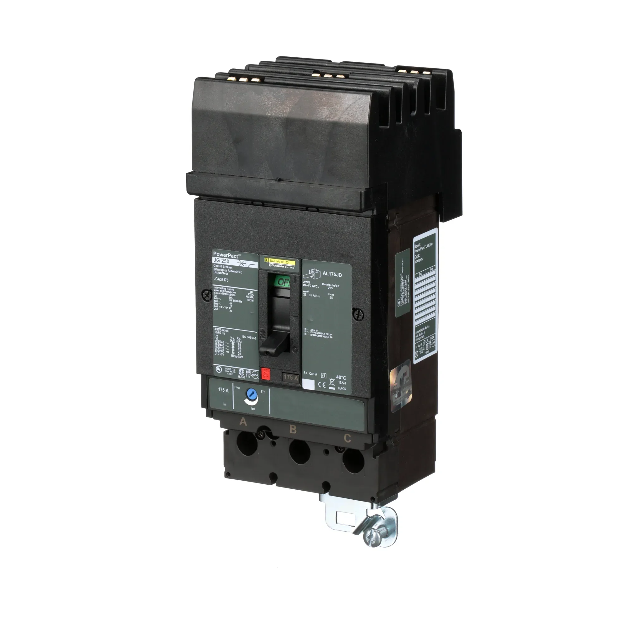 JGA36175 - Square D - Molded Case Circuit Breaker - Image 3