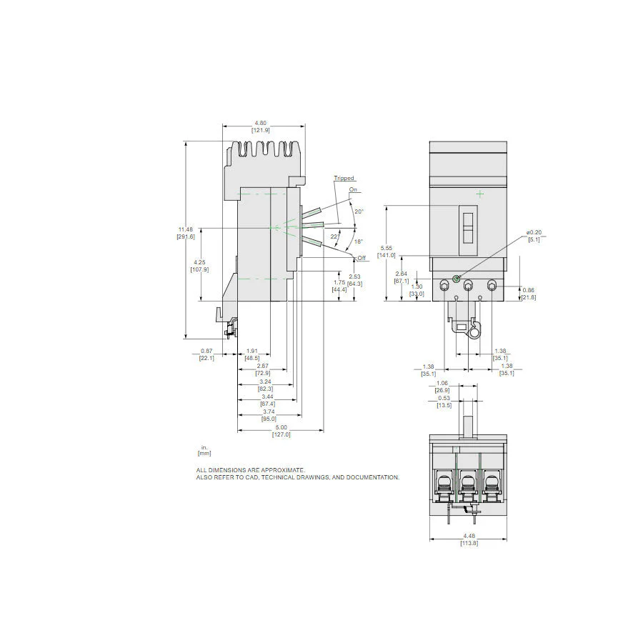 JGA36175 - Square D - Molded Case Circuit Breaker - Image 5
