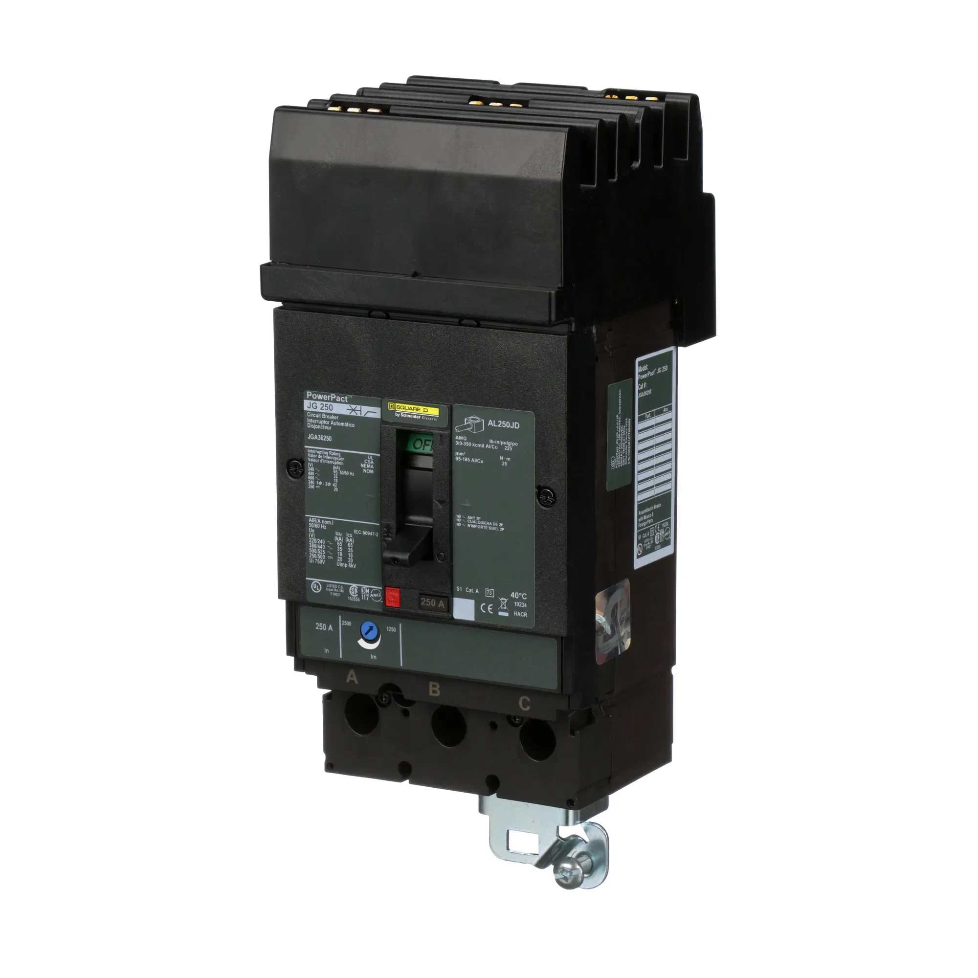 JGA36250 - Square D - Molded Case Circuit Breaker - Image 3
