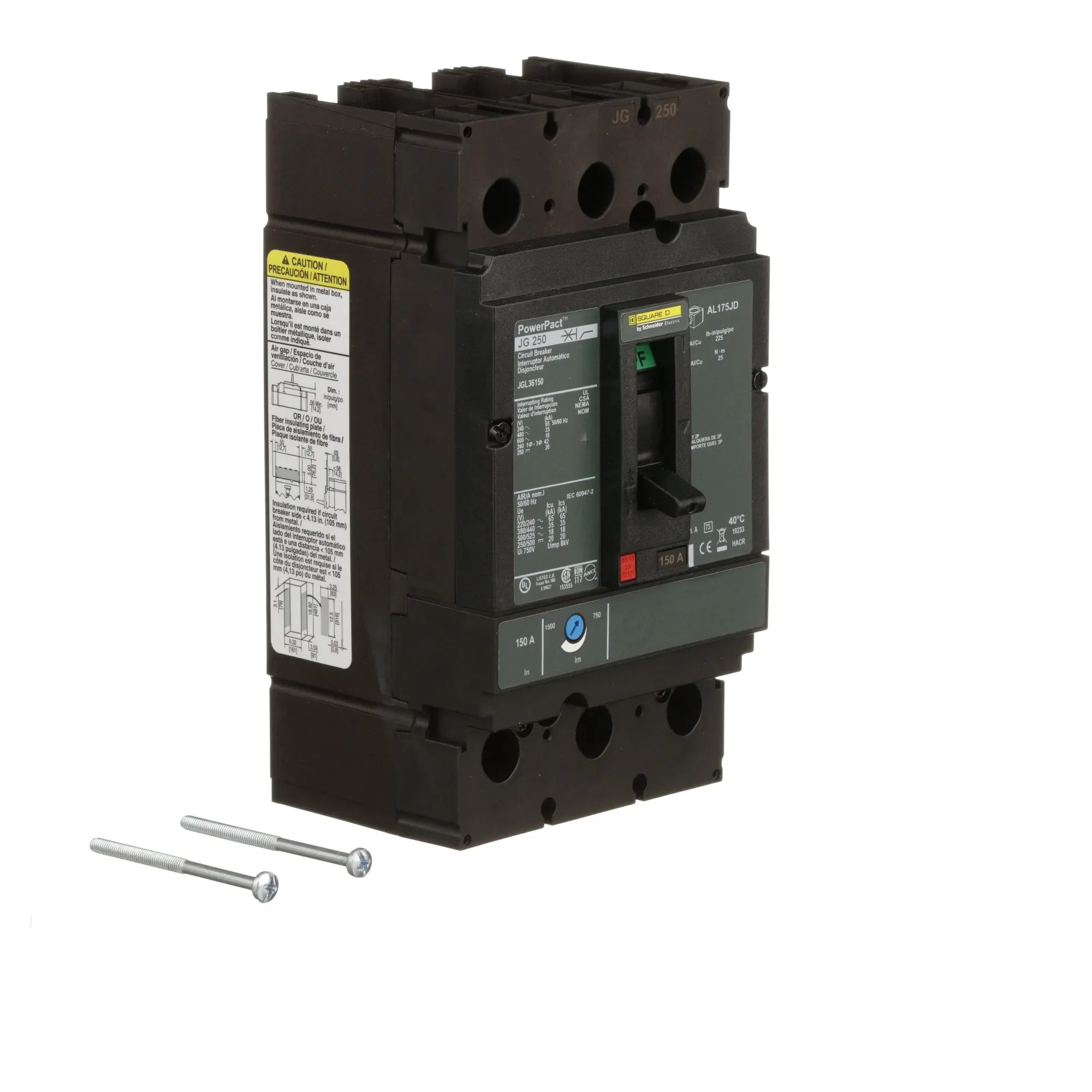 JGL36150 - Square D - Molded Case Circuit Breaker - Image 2
