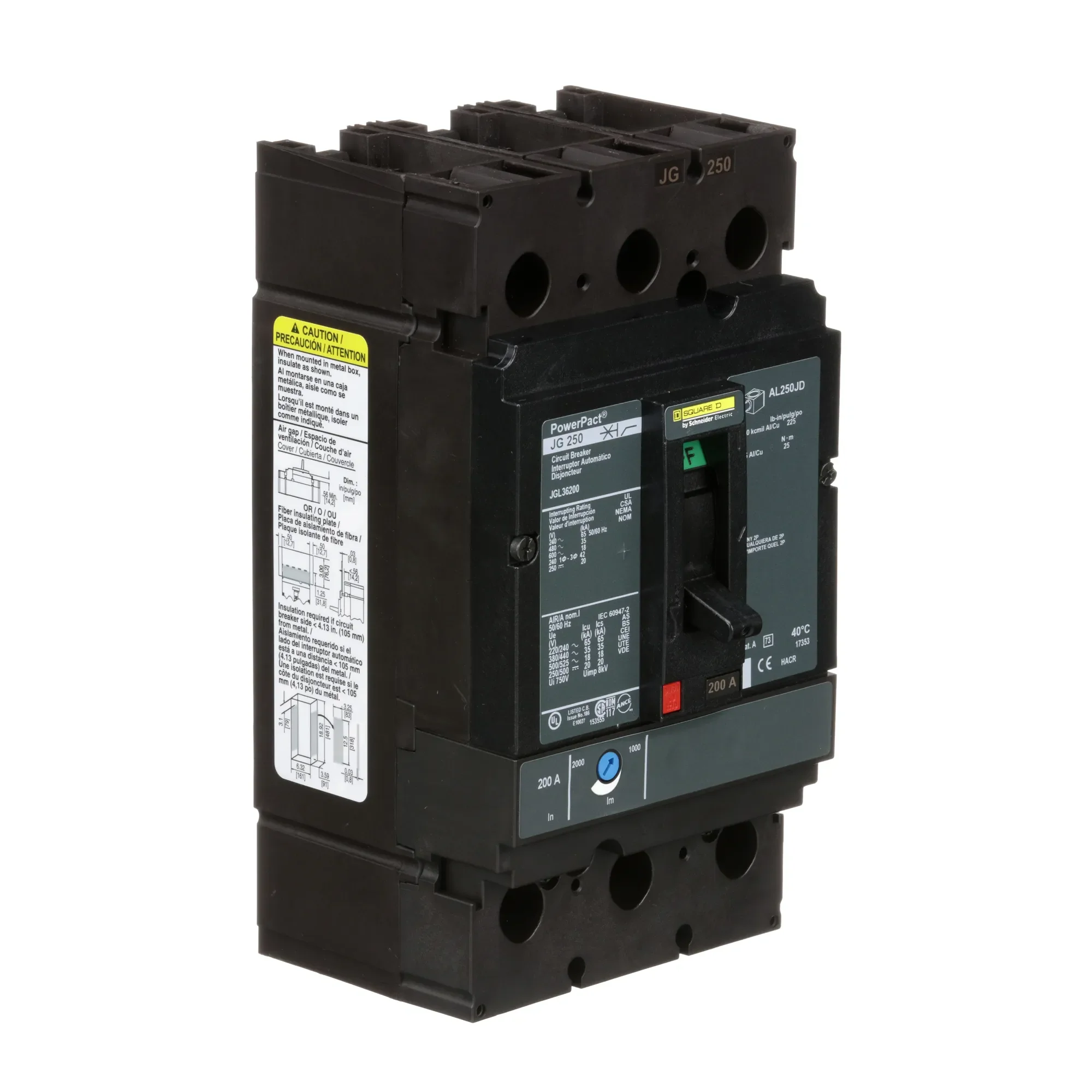 JGL36200 - Square D - Molded Case Circuit Breaker - Image 2