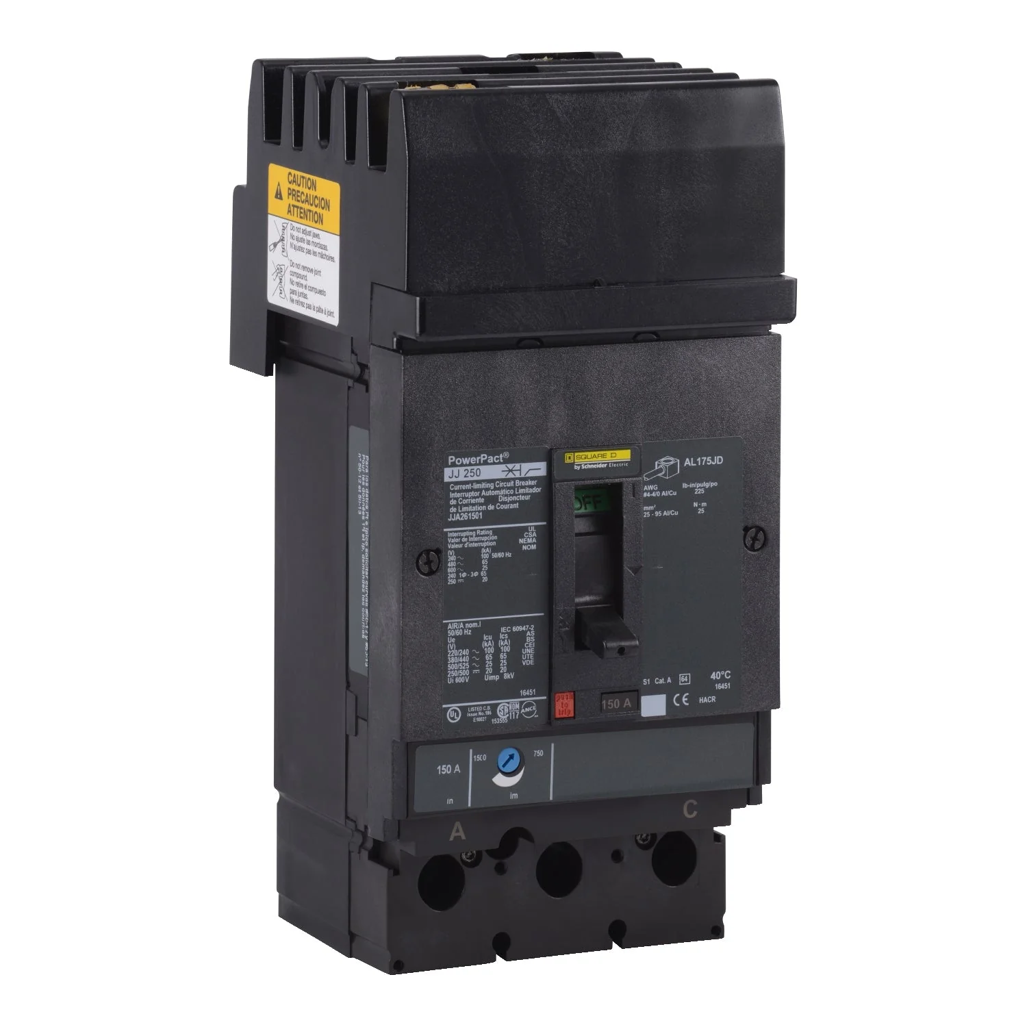 JJA262501 - Square D - Molded Case Circuit Breaker