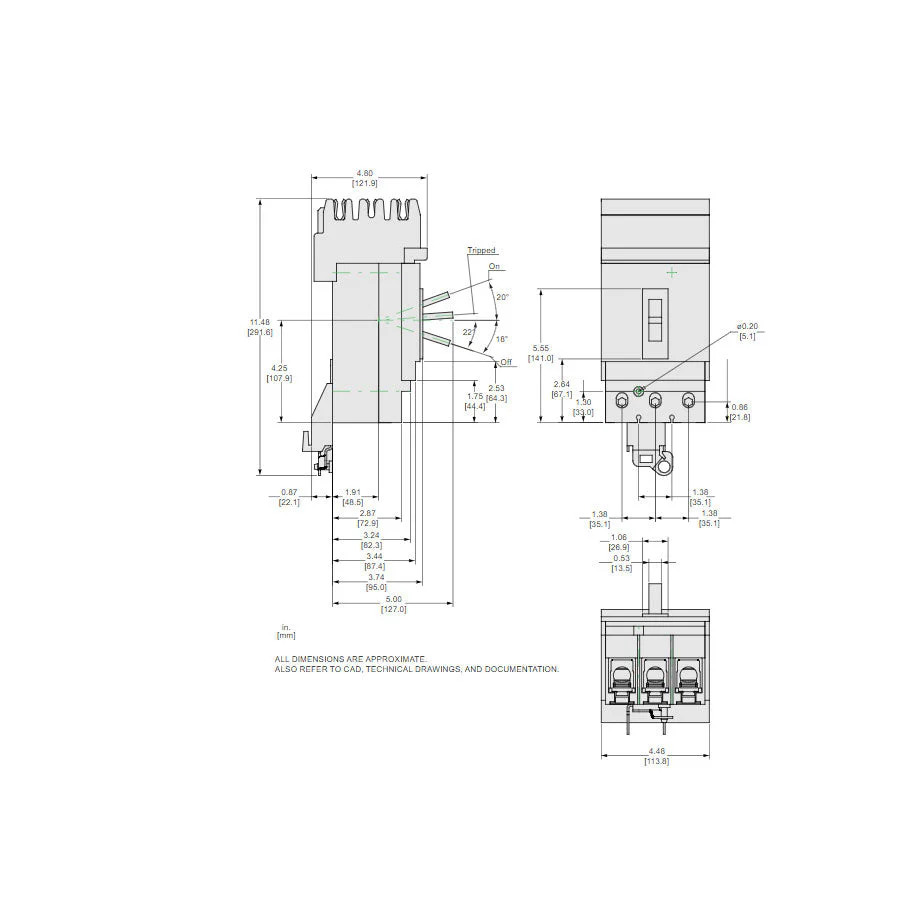 JLA36175 - Square D - Molded Case Circuit Breaker - Image 4