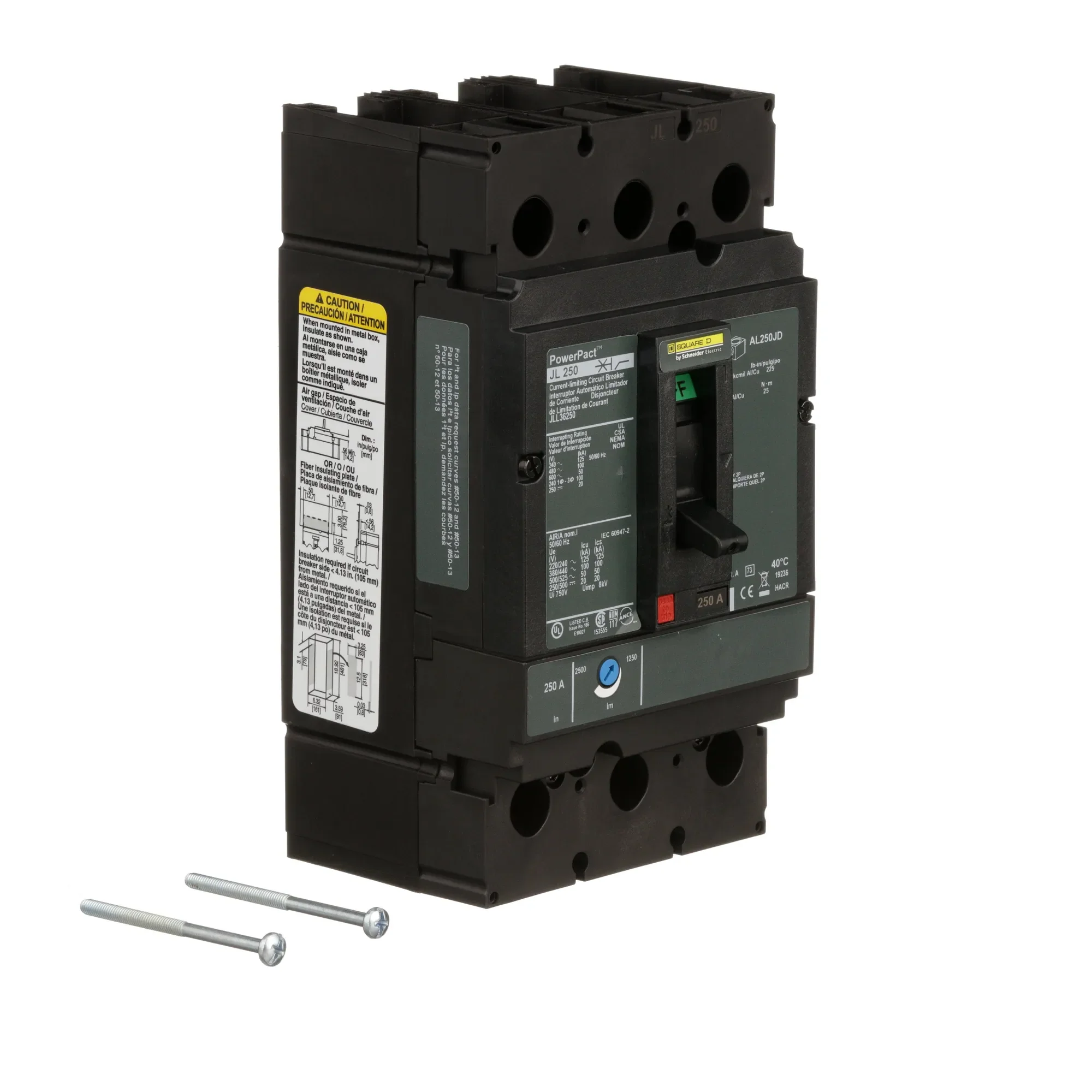 JLL36250 - Square D - Molded Case Circuit Breaker - Image 2