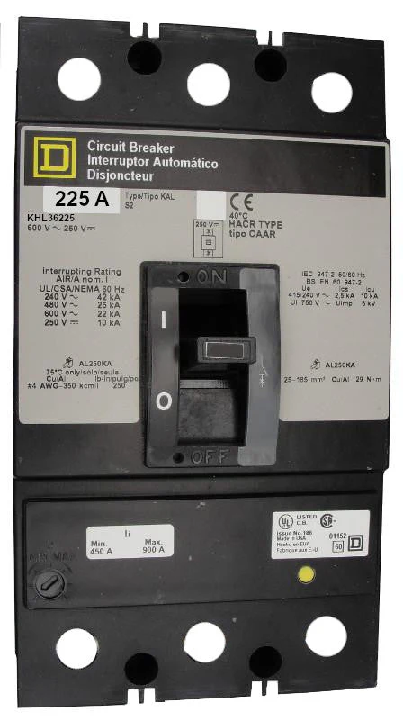 KHL36225 - Square D - Molded Case Circuit Breaker