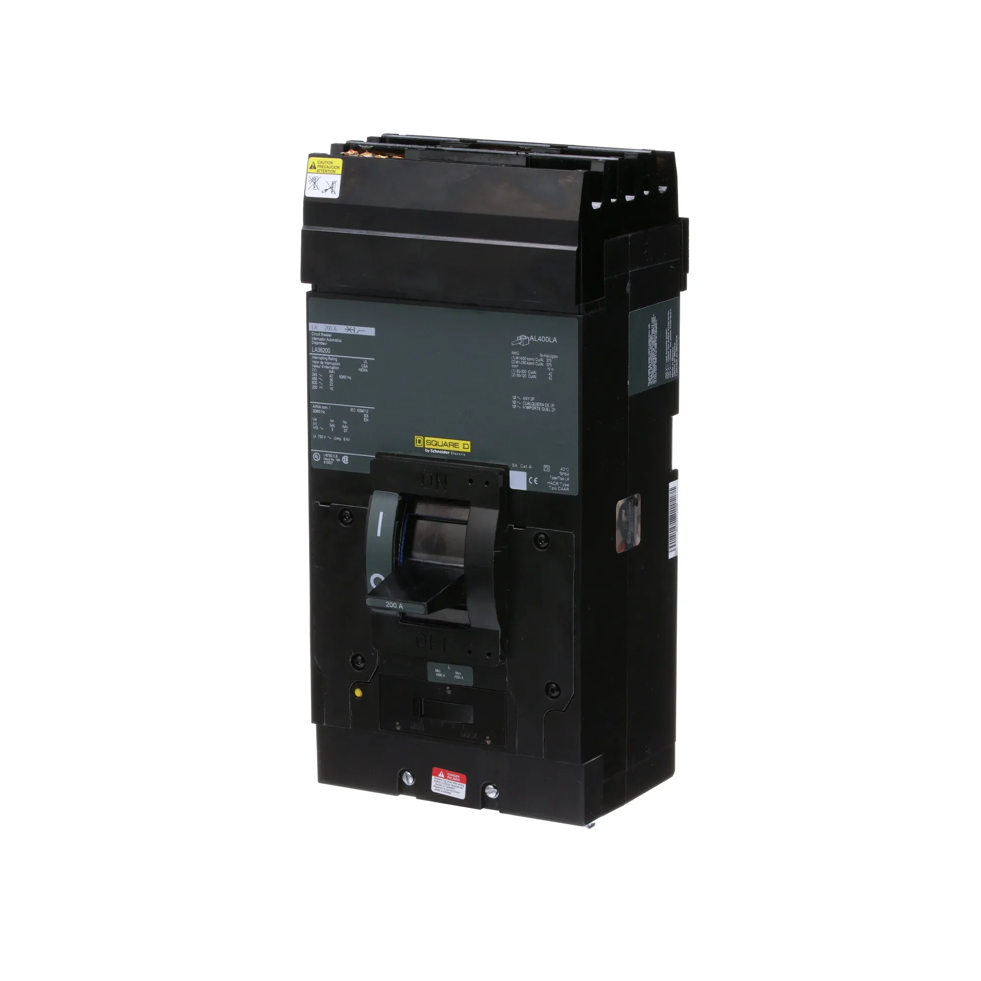LA36200 - Square D - Molded Case Circuit Breaker - Image 3