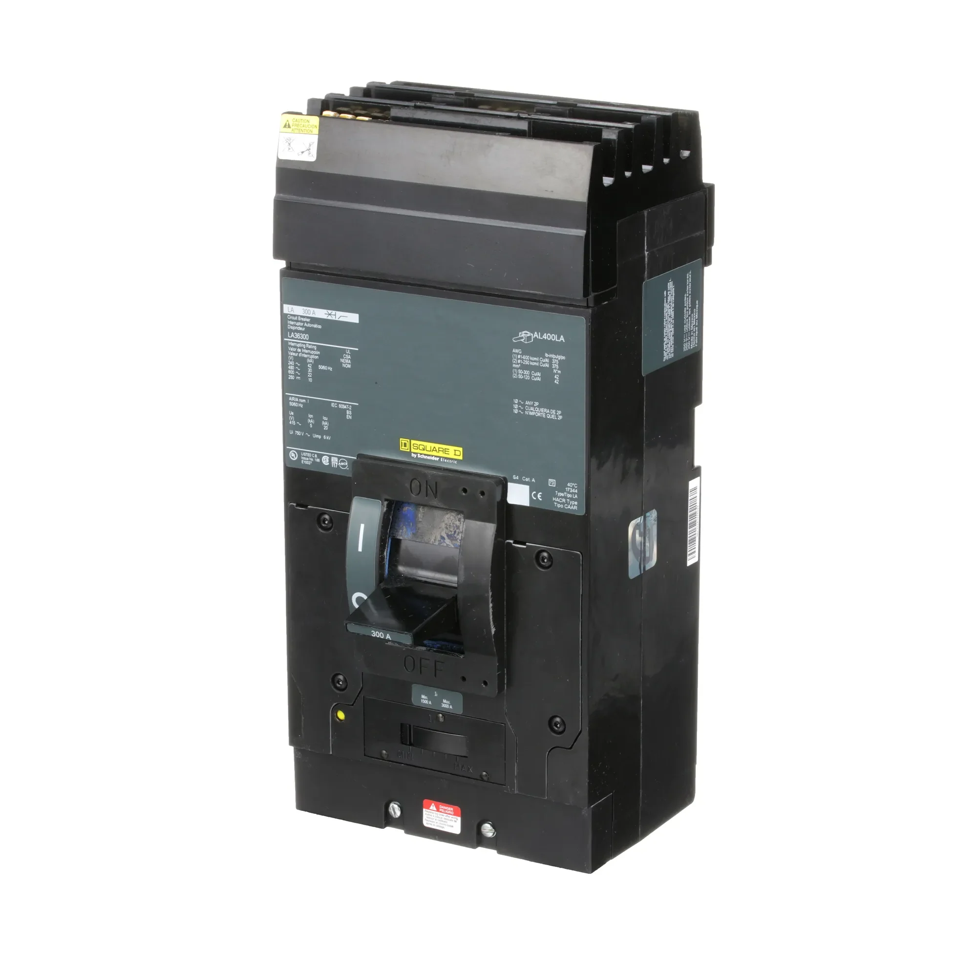 LA36300 - Square D - Molded Case Circuit Breaker - Image 3