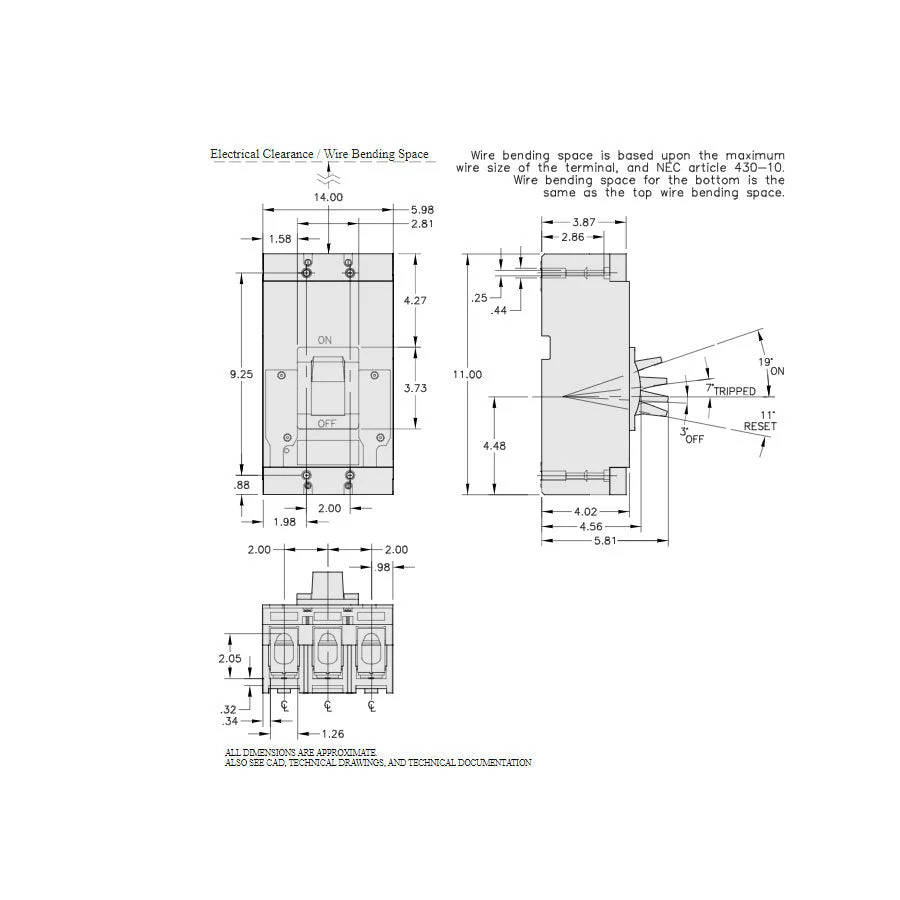 LAL36200 - Square D - Molded Case Circuit Breaker - Image 5