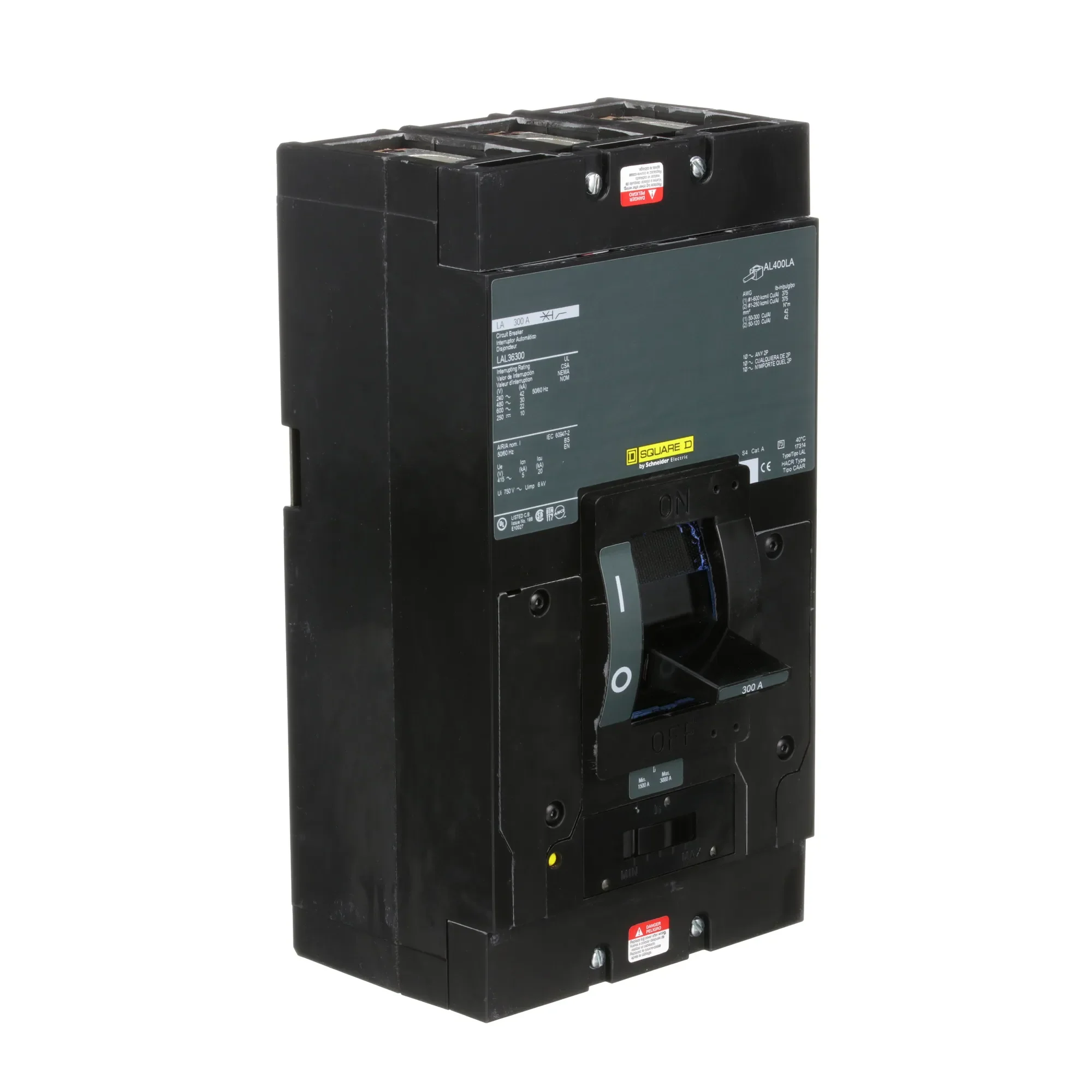 LAL36300 - Square D - Molded Case Circuit Breaker - Image 2