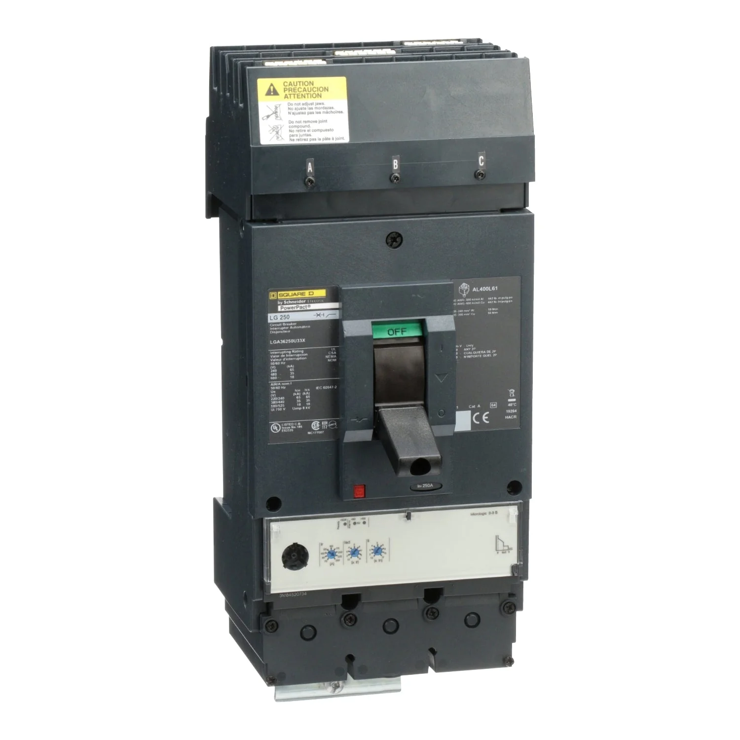 LGA36250U33X - Square D - Molded Case Circuit Breaker