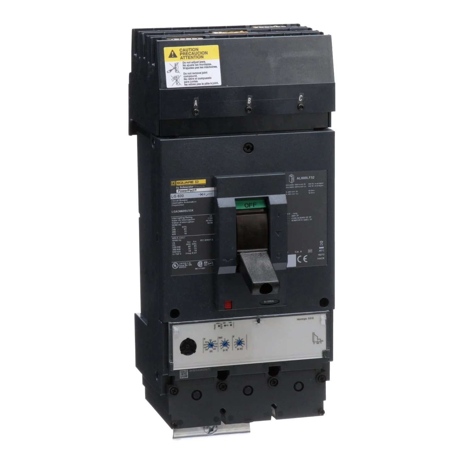 LGA36600U33X - Square D - Molded Case Circuit Breaker