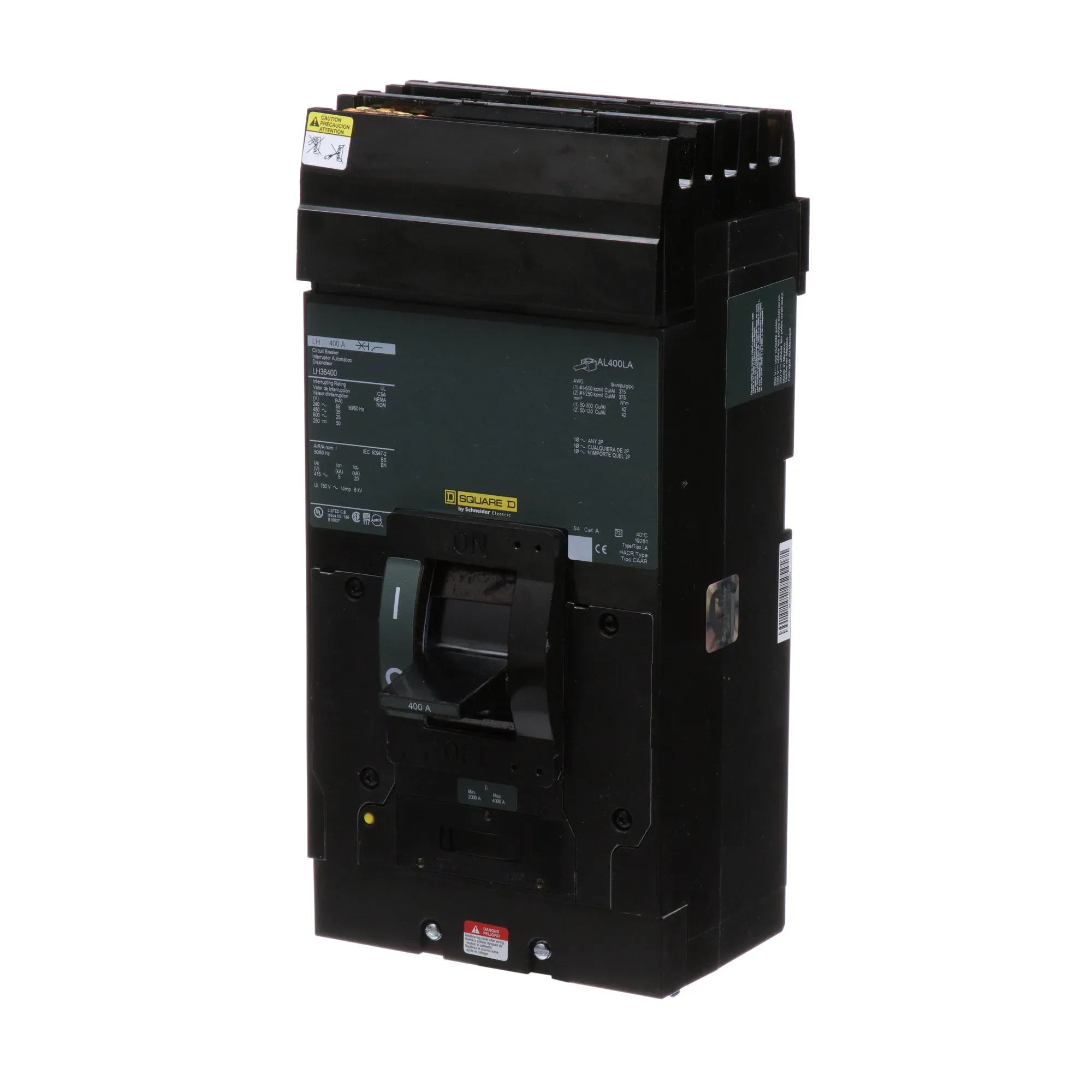 LH36400 - Square D - Molded Case Circuit Breaker - Image 3