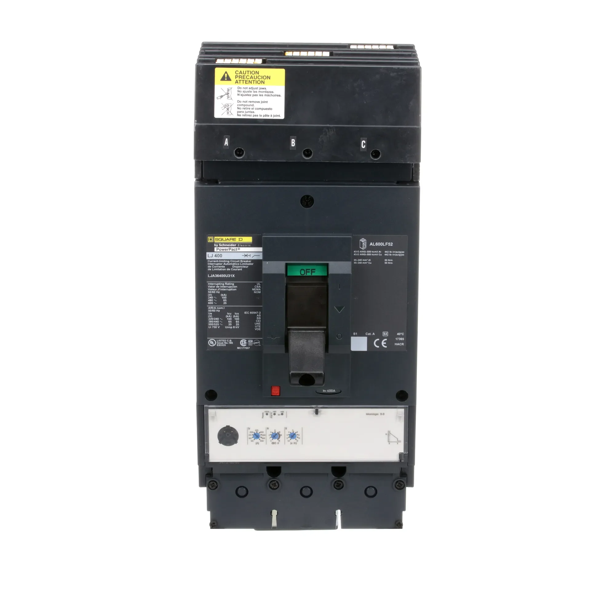 LJA36400U31X - Square D - Molded Case Circuit Breaker - Image 5