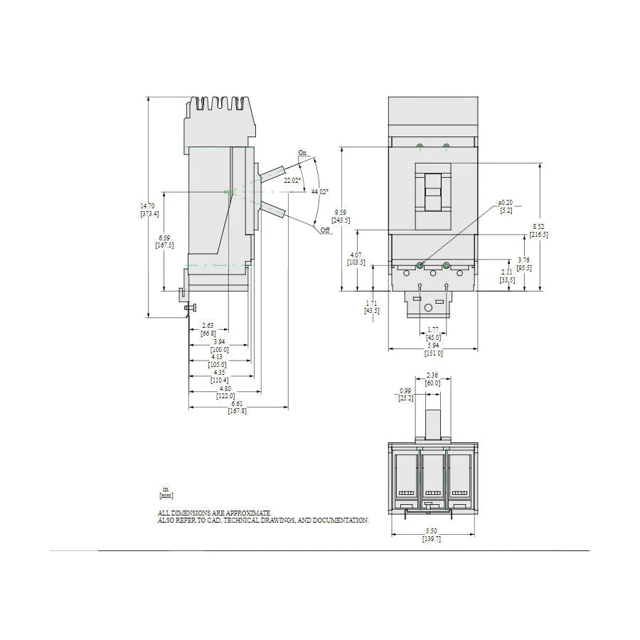 LJA36400U31X - Square D - Molded Case Circuit Breaker - Image 9