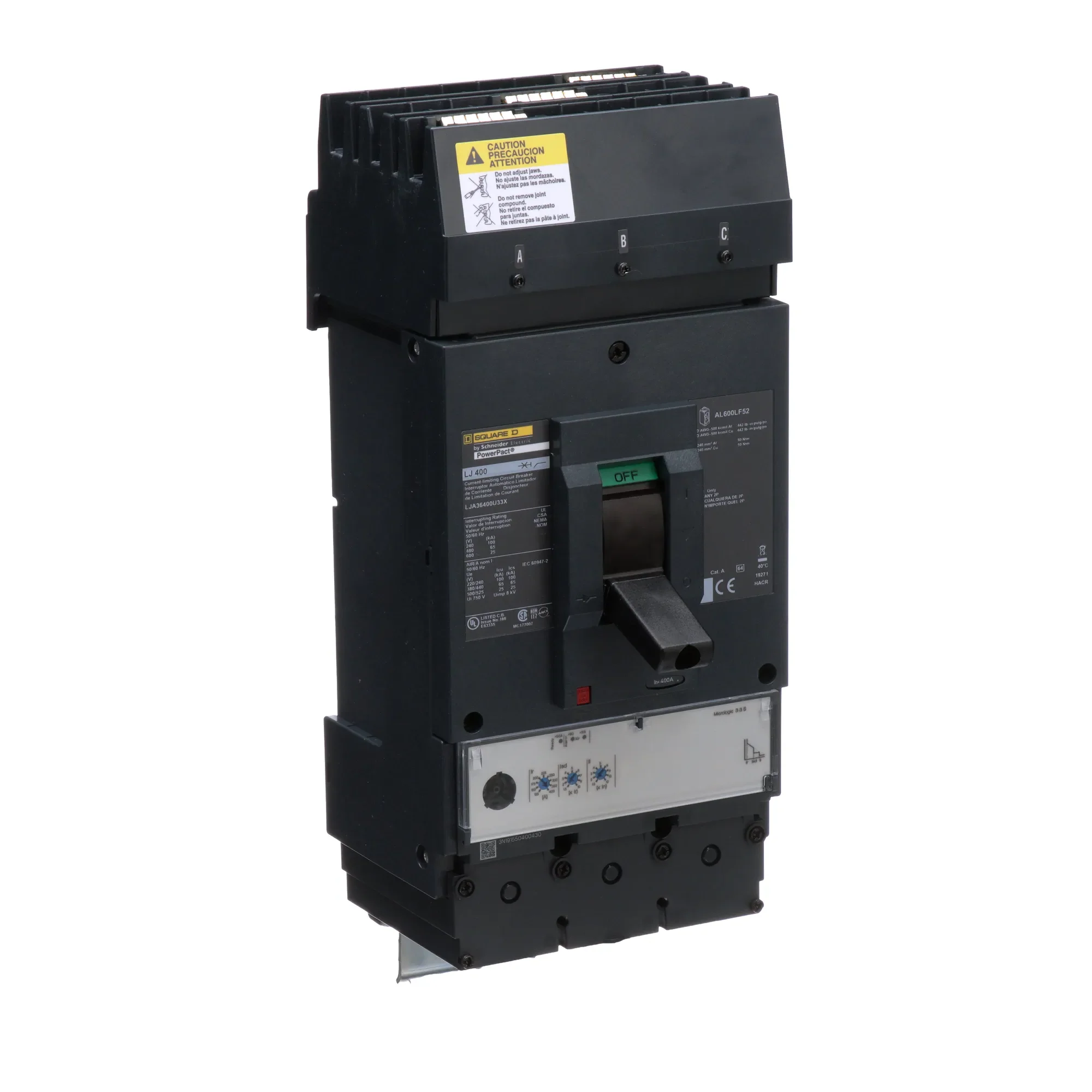 LJA36400U33X - Square D - Molded Case Circuit Breaker - Image 6