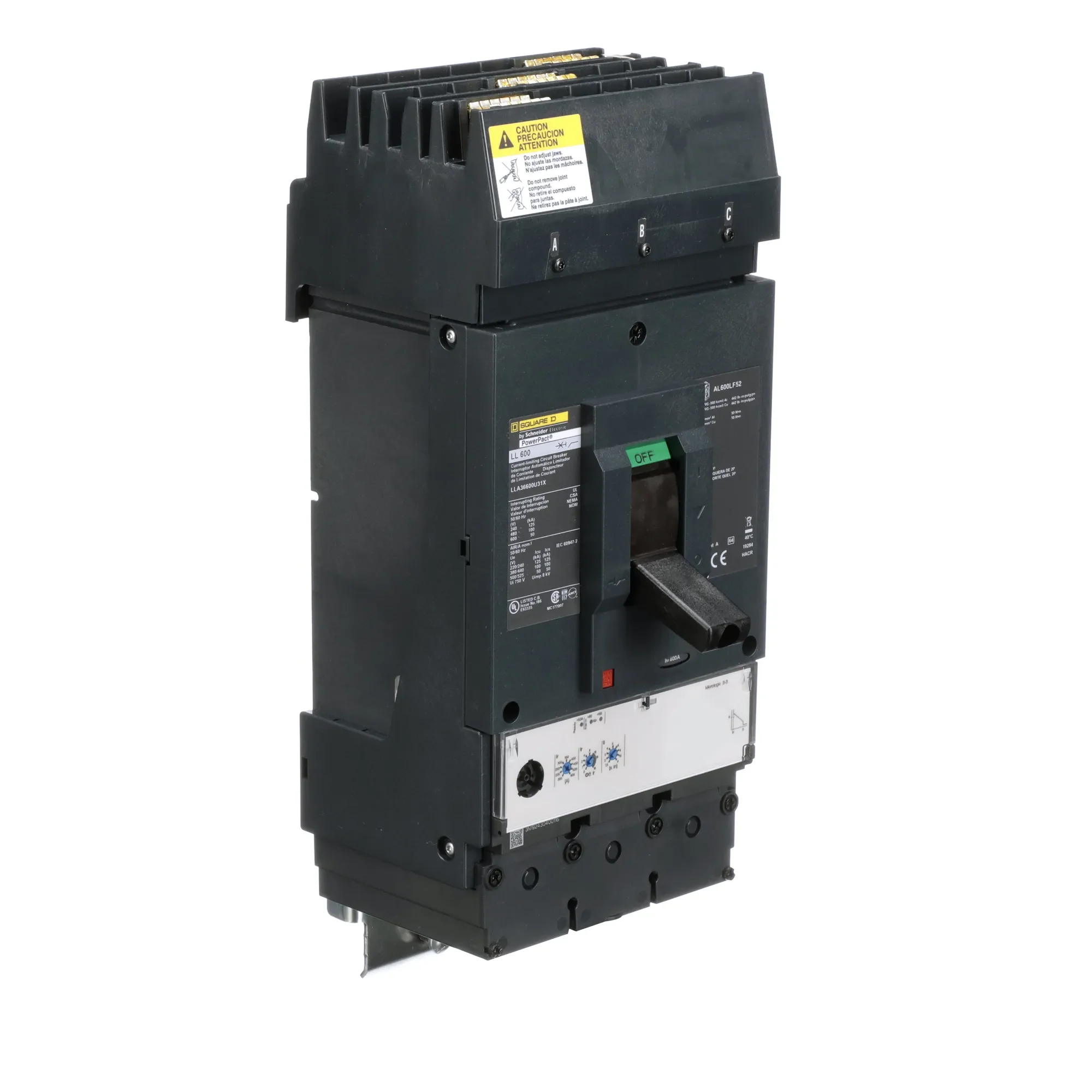LLA36600U31X - Square D - Molded Case Circuit Breaker - Image 2