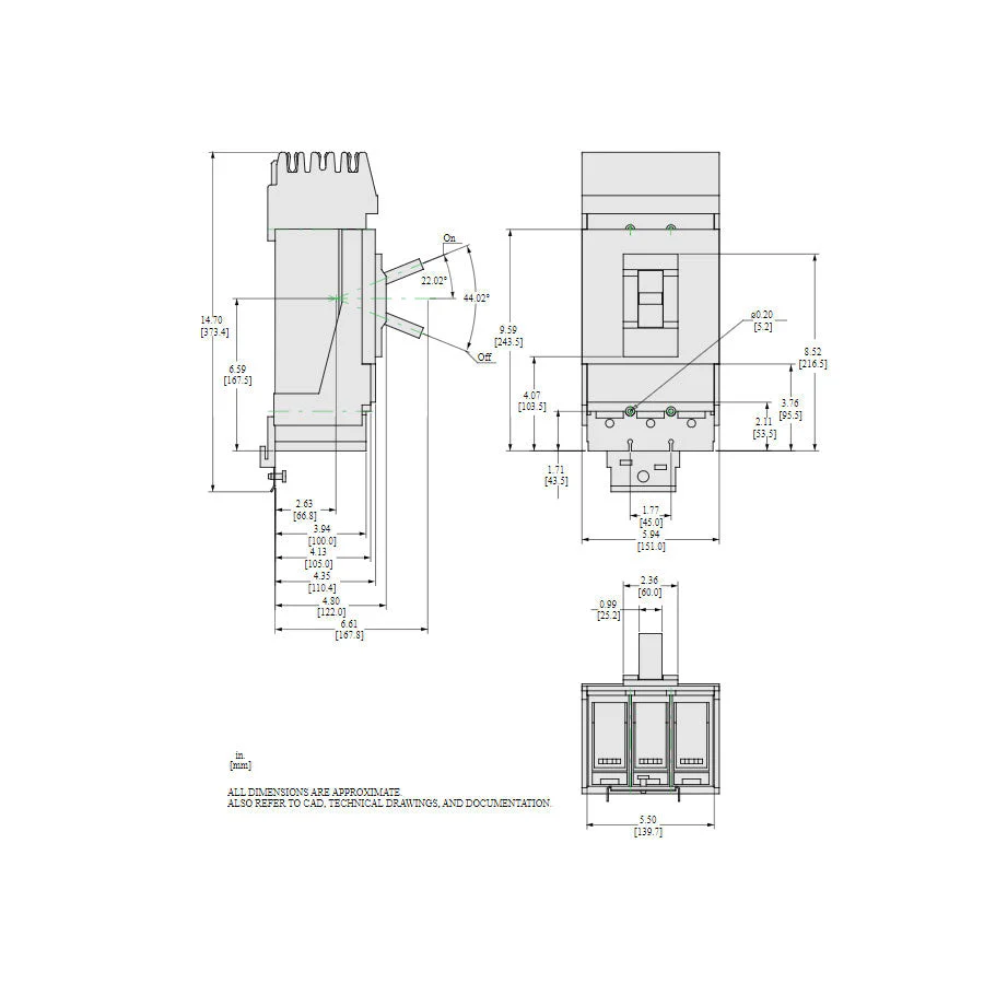 LLA36600U31X - Square D - Molded Case Circuit Breaker - Image 5