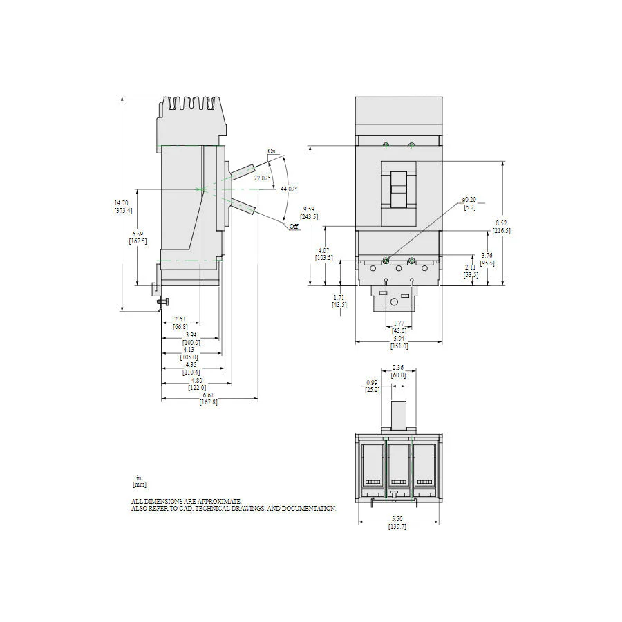 LRA36600U43X - Square D - Molded Case Circuit Breaker - Image 2