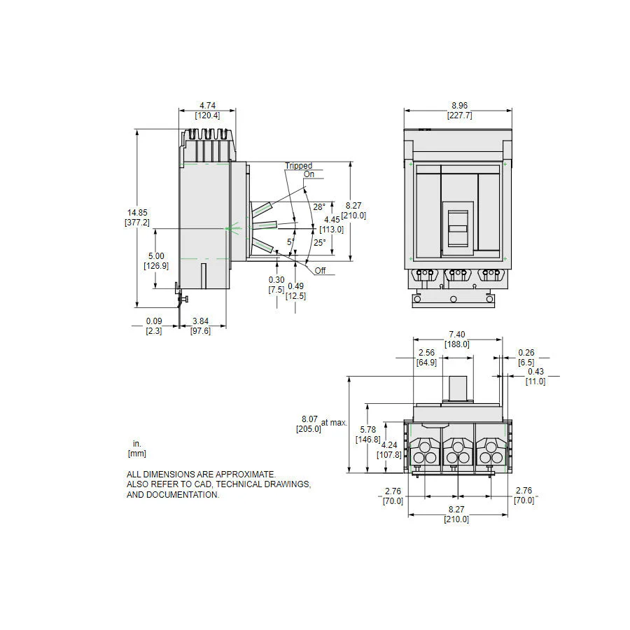 MGA36800 - Square D - Molded Case Circuit Breaker - Image 5