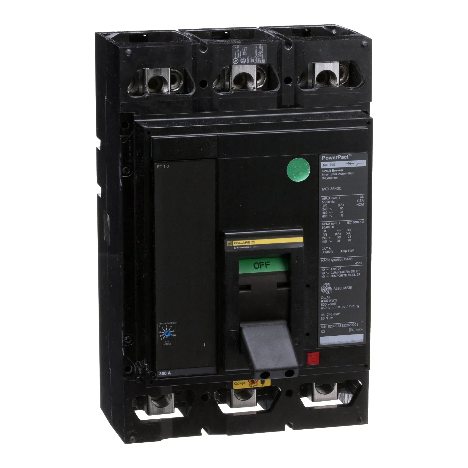 MGL26400 - Square D - Molded Case Circuit Breaker