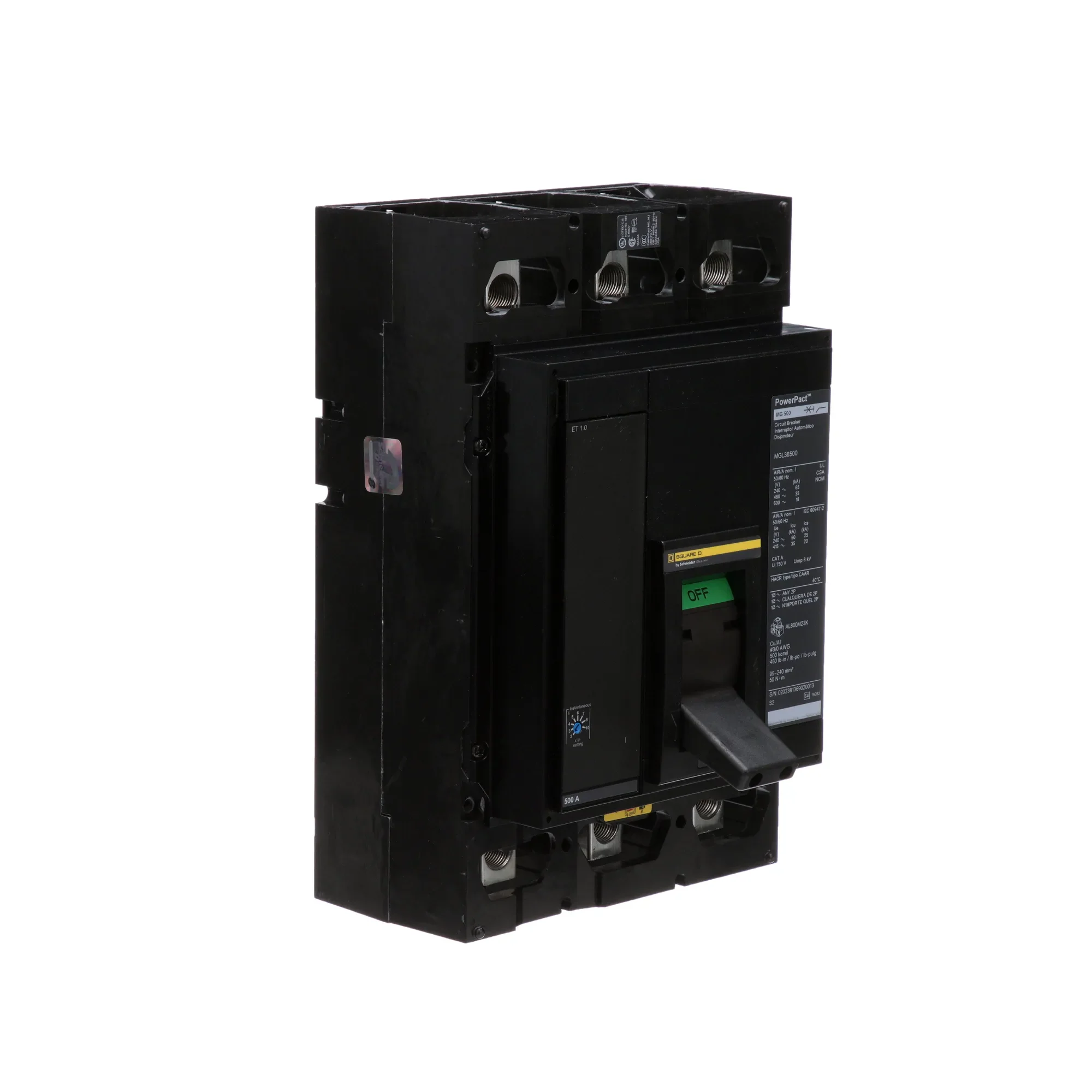 MGL36500 - Square D - Molded Case Circuit Breaker - Image 2
