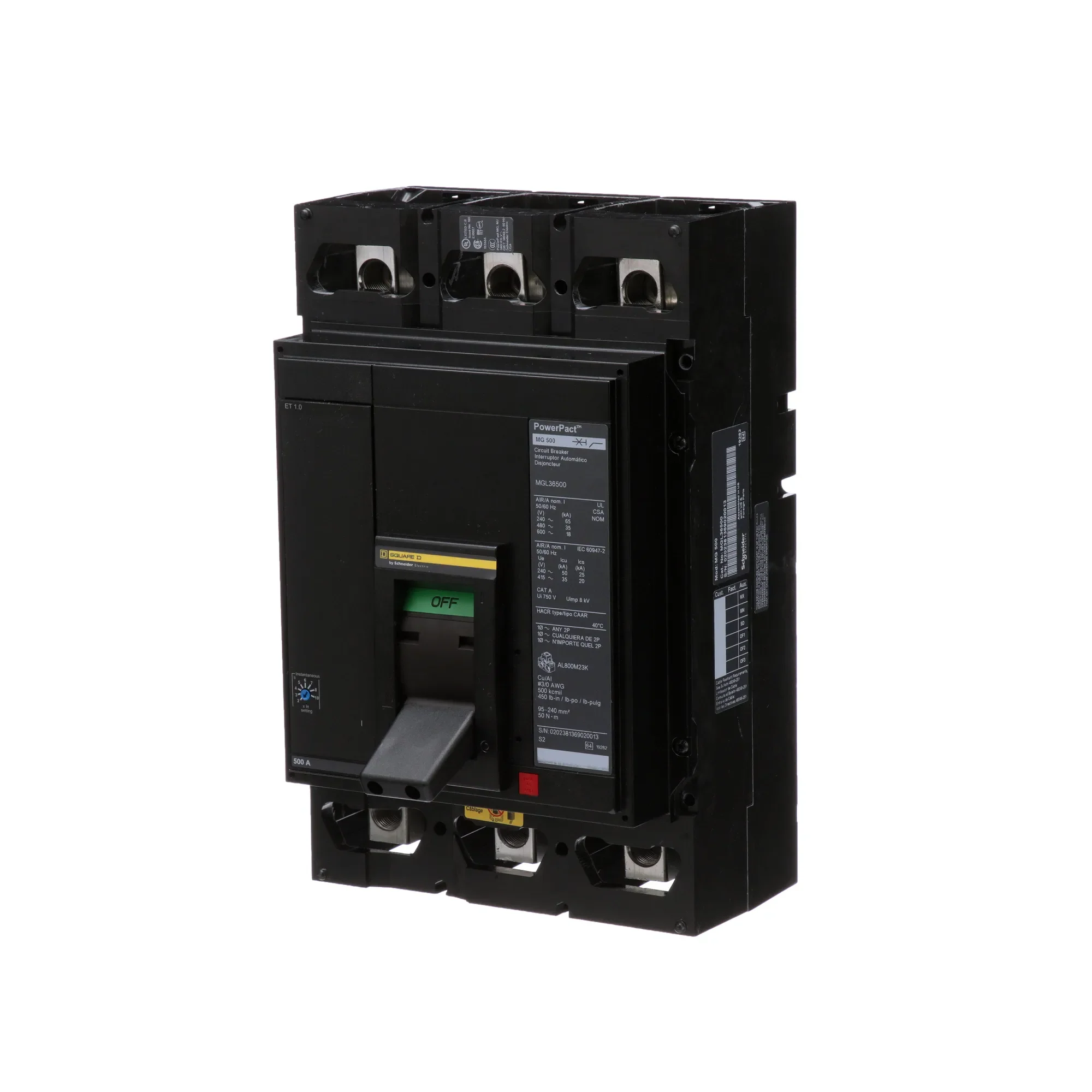 MGL36500 - Square D - Molded Case Circuit Breaker - Image 3