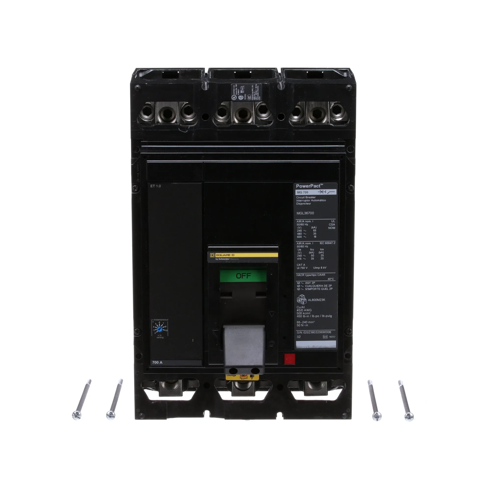 MGL36700 - Square D - Molded Case Circuit Breaker