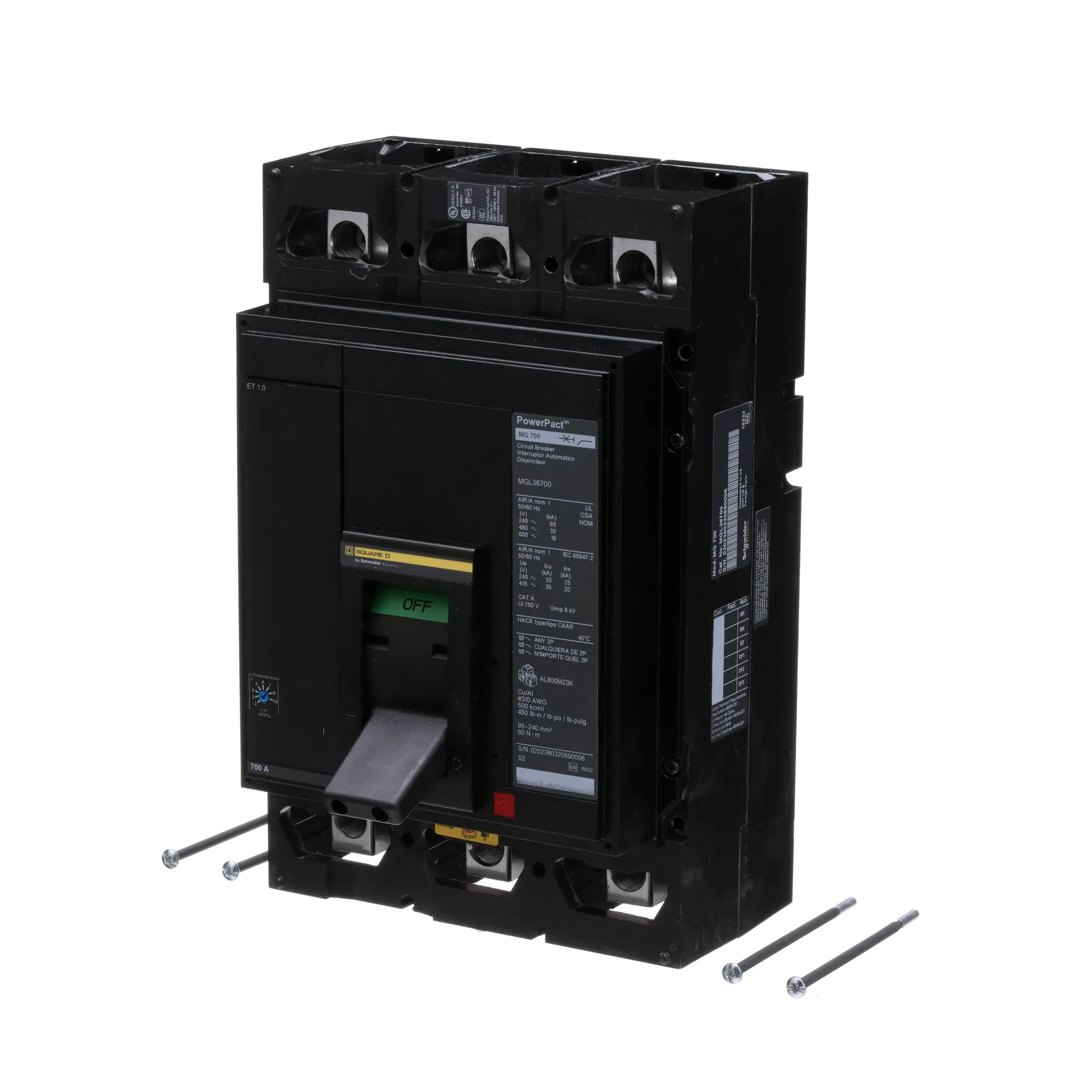 MGL36700 - Square D - Molded Case Circuit Breaker - Image 3