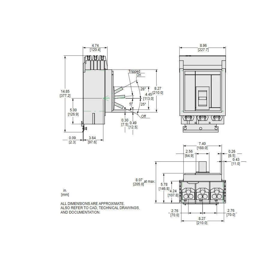 MJA36300 - Square D - Molded Case Circuit Breaker - Image 5