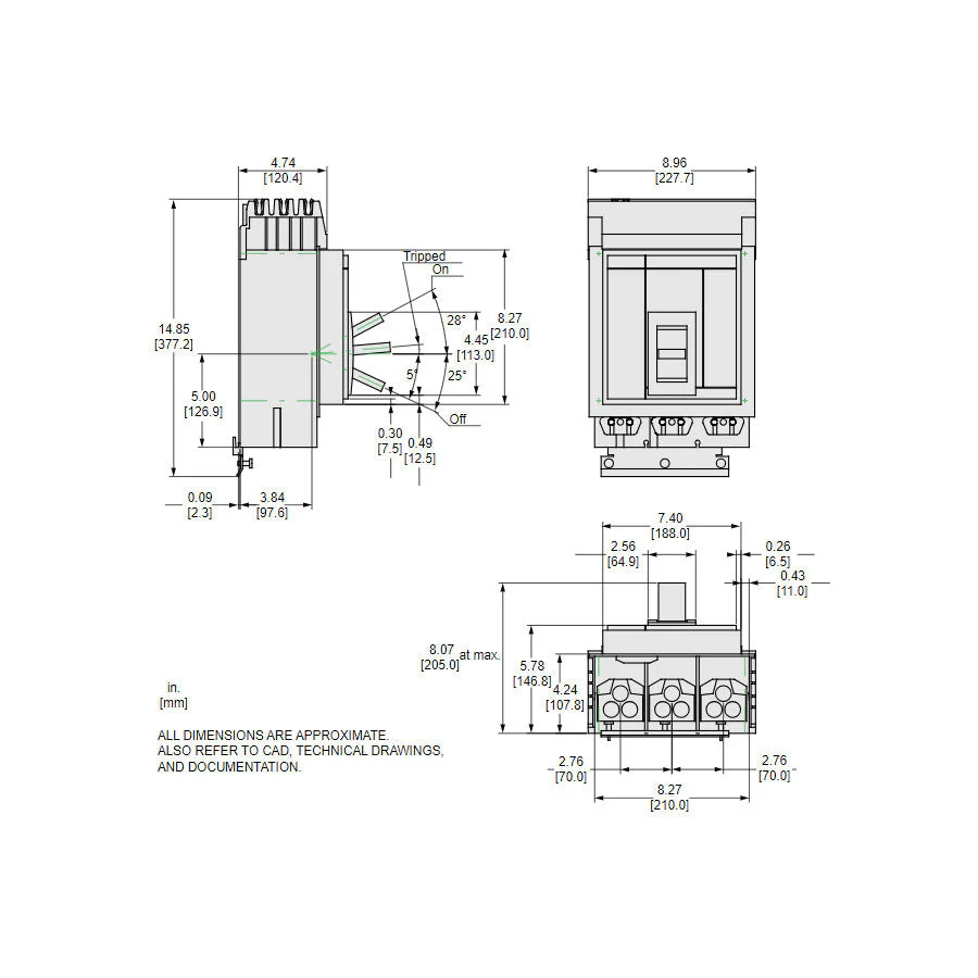 MJA36400 - Square D - Molded Case Circuit Breaker - Image 5