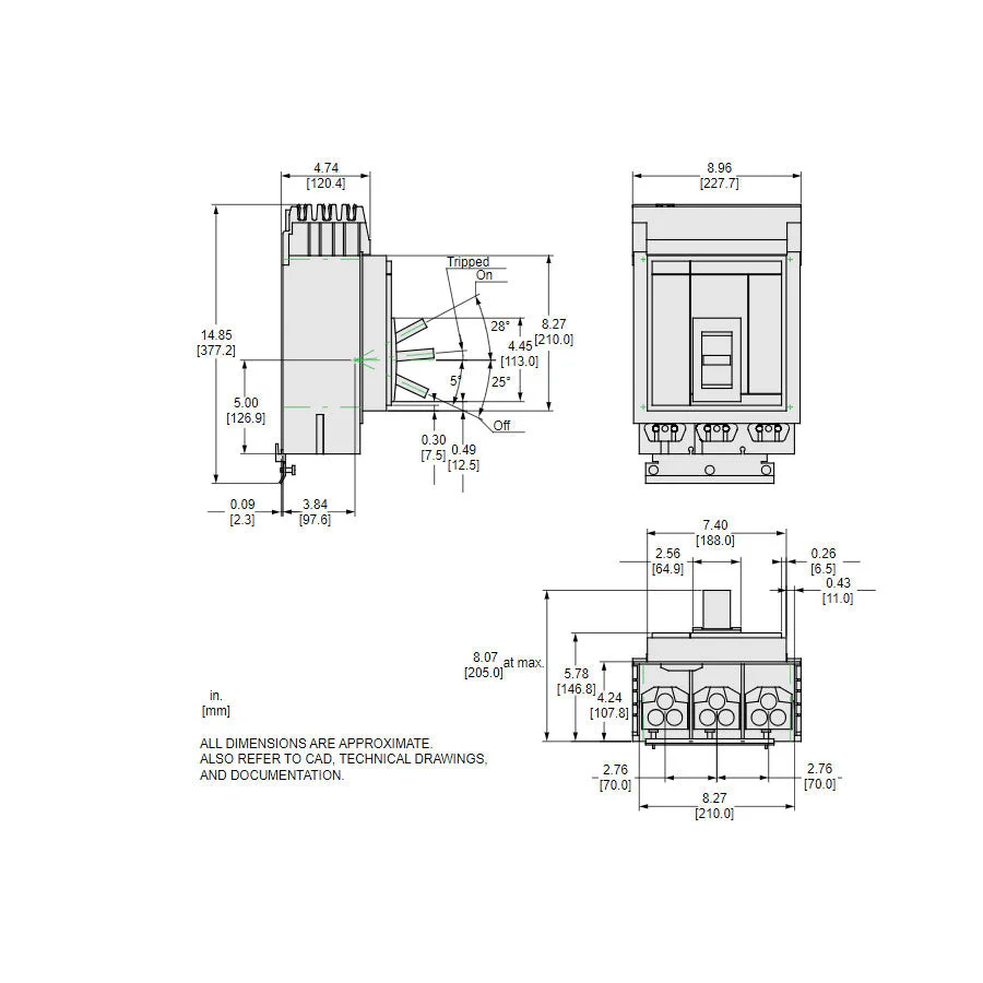 MJA36700 - Square D - Molded Case Circuit Breaker - Image 5