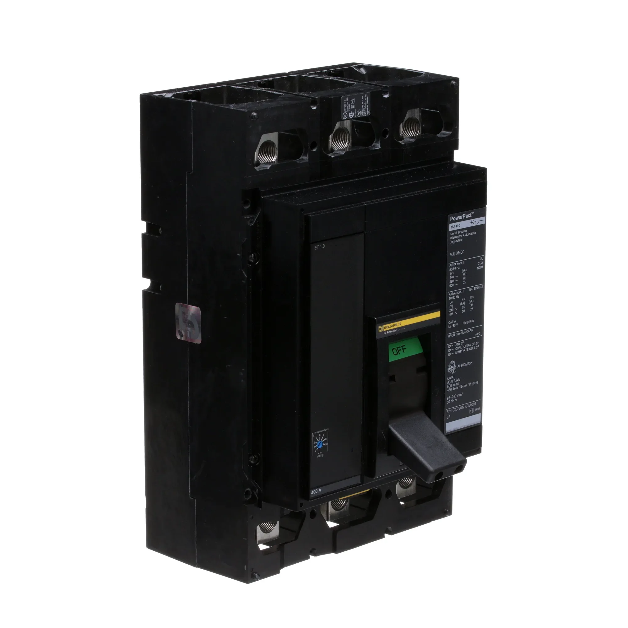 MJL36400 - Square D - Molded Case Circuit Breaker - Image 2
