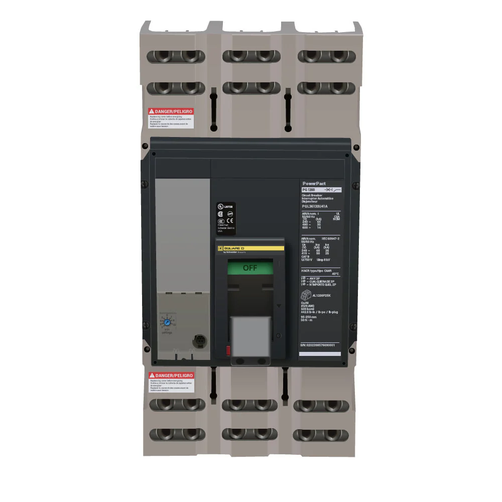 PGL36120U41A - Square D - Molded Case Circuit Breaker - Image 2