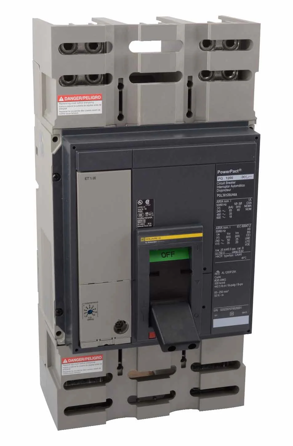 PGL36120U44A - Square D - Molded Case Circuit Breaker