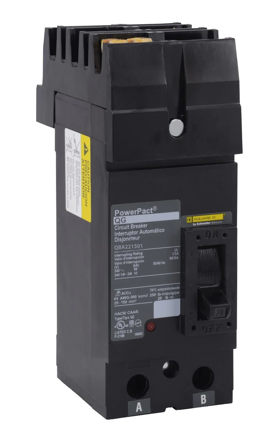 QBA221501 - Square D - Molded Case Circuit Breaker