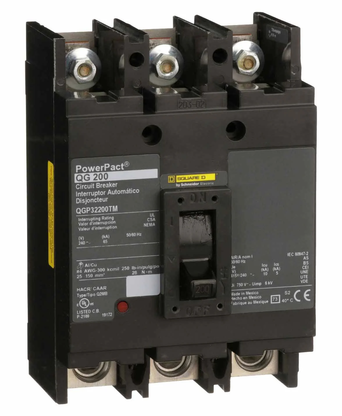QGP32200TM - Square D - Molded Case Circuit Breaker