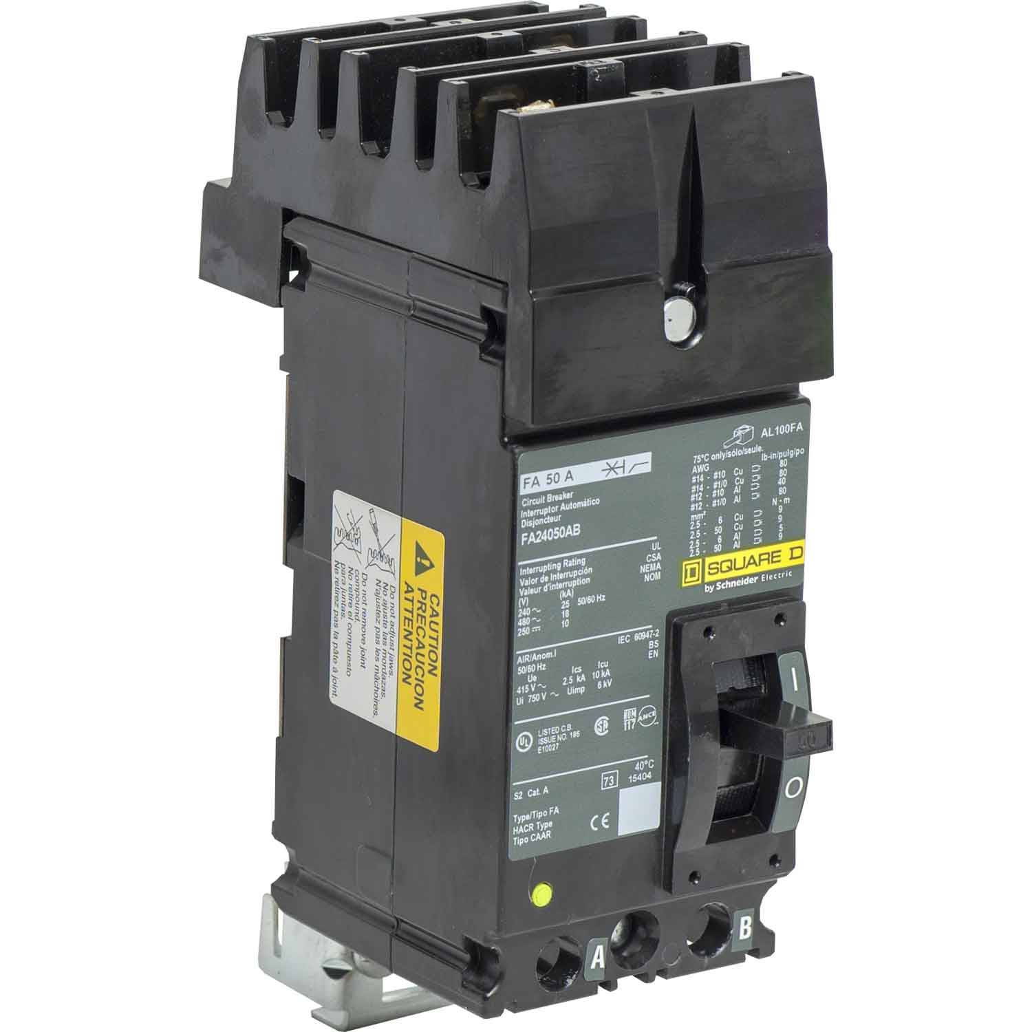 FA24050AB - Square D - Molded Case Circuit Breakers