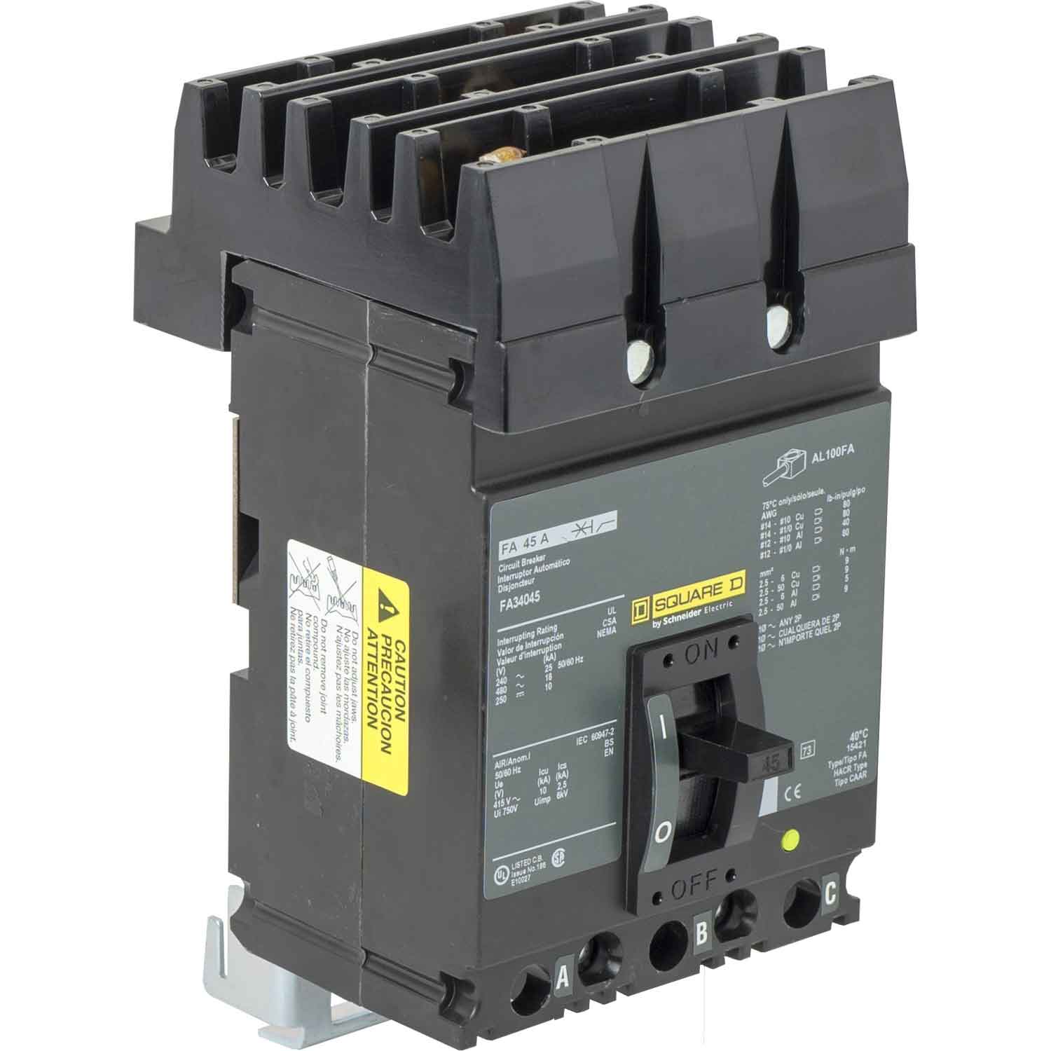 FA34045 - Square D - Molded Case Circuit Breakers